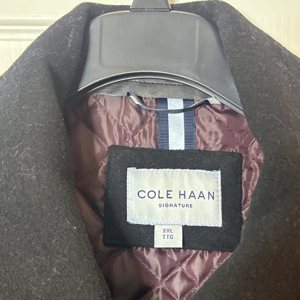Cole Haan Black Men's Wool Jacket - Picture 2 of 5